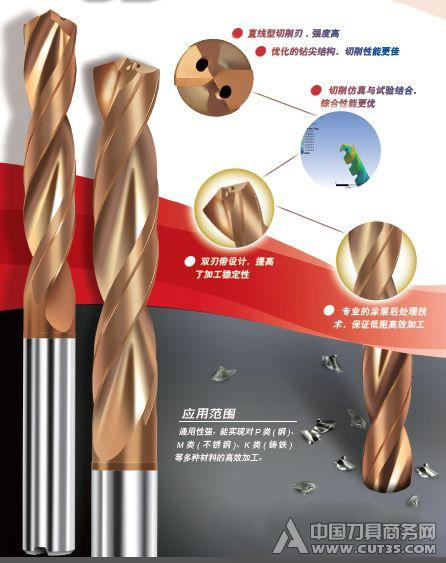 新一(one)代通用(use)加工麻花鑽：GD系列